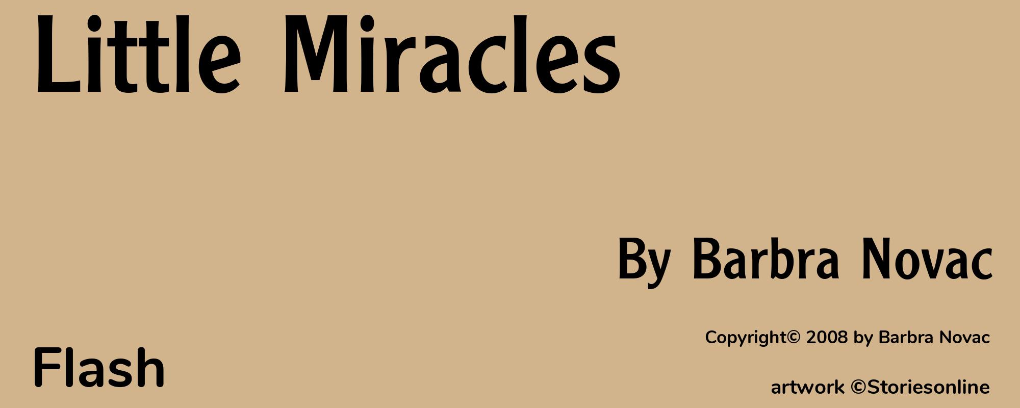 Little Miracles - Cover
