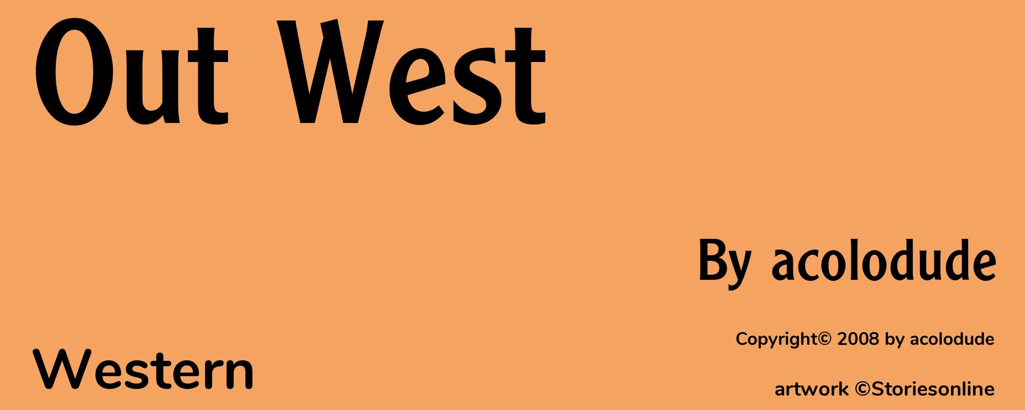 Out West - Cover