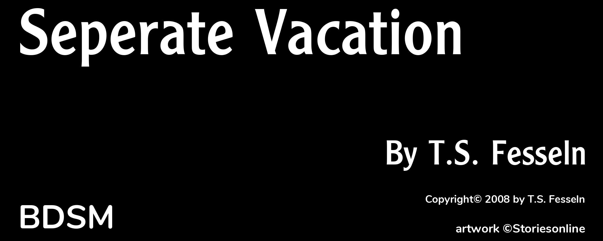 Seperate Vacation - Cover