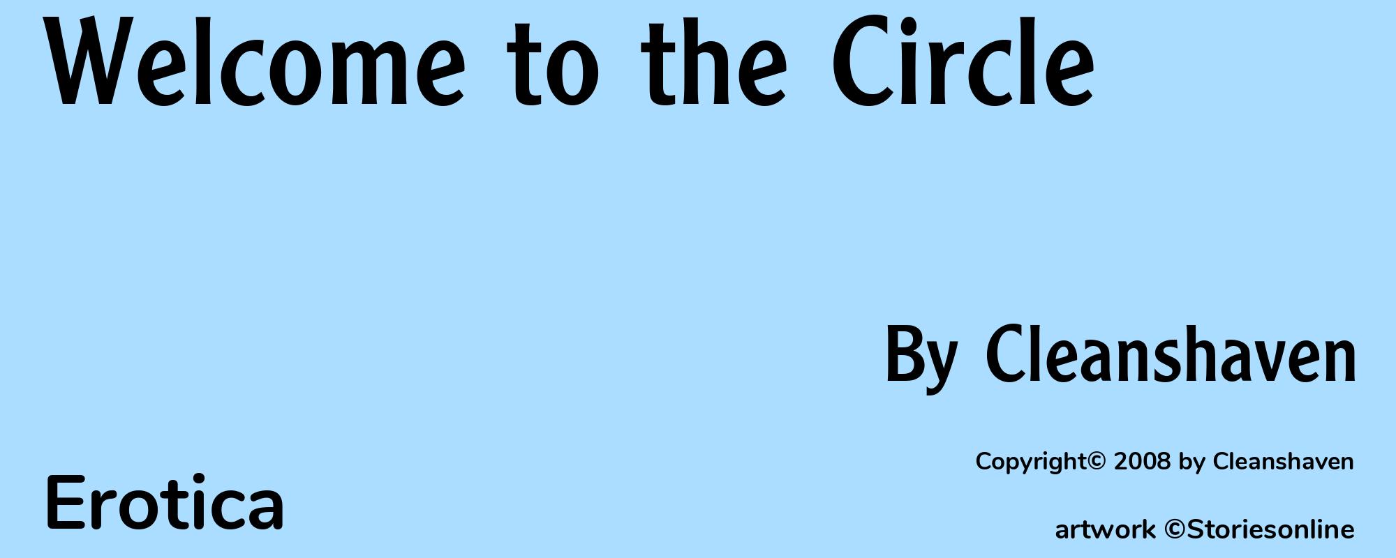 Welcome to the Circle - Cover