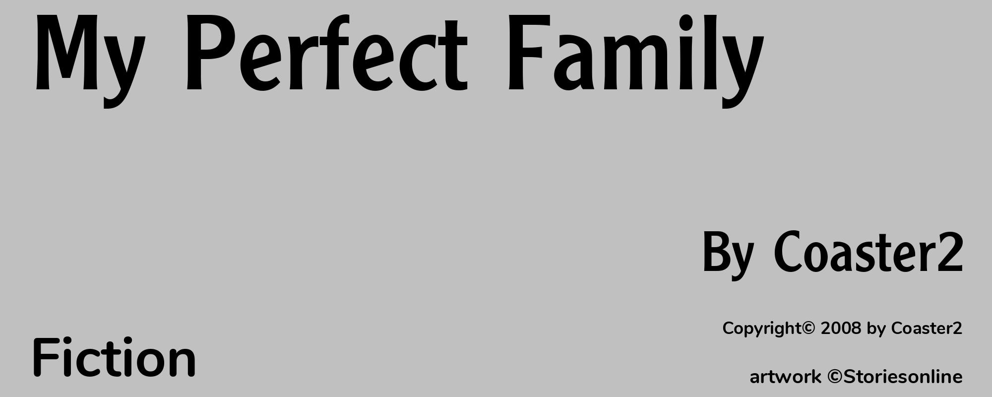 My Perfect Family - Cover