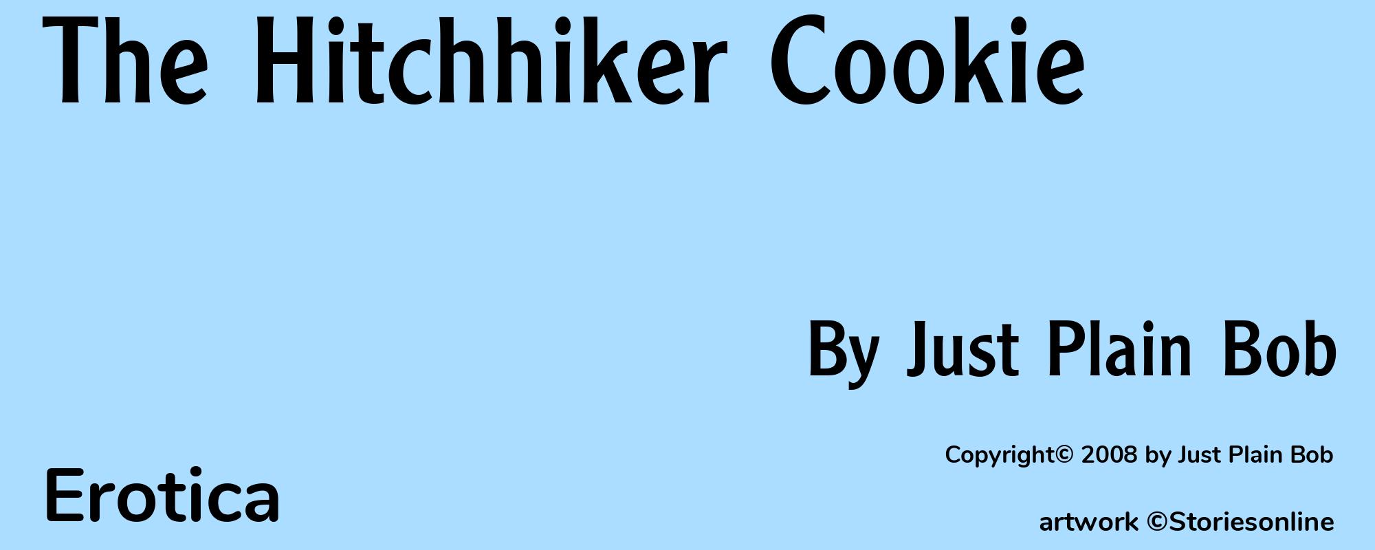The Hitchhiker Cookie - Cover