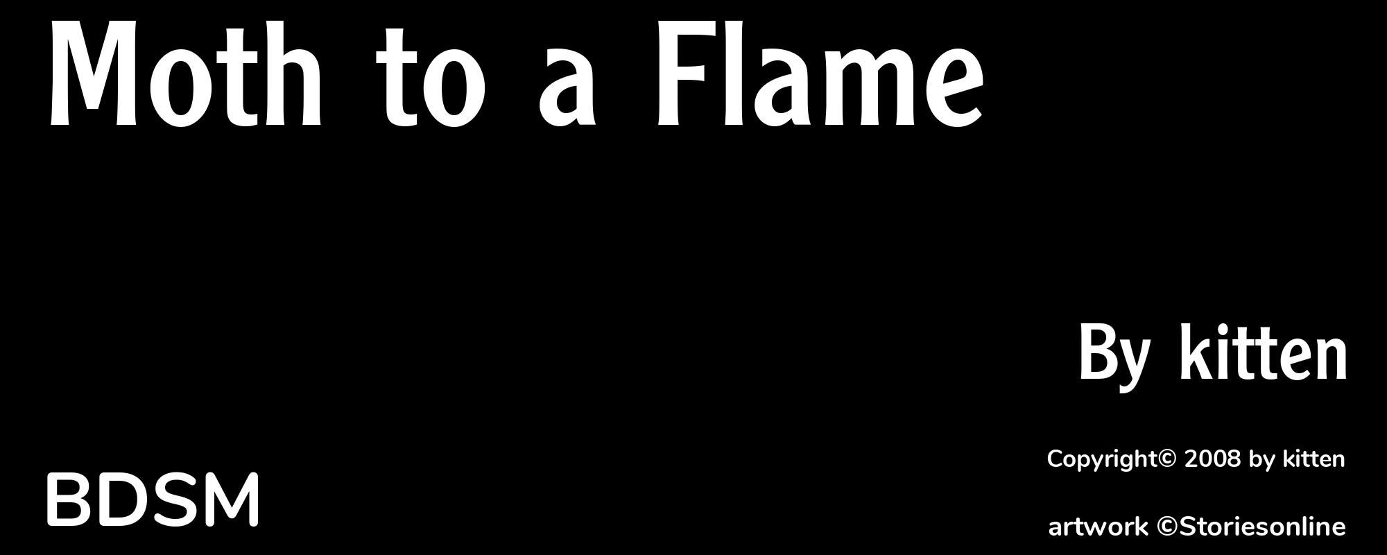 Moth to a Flame - Cover