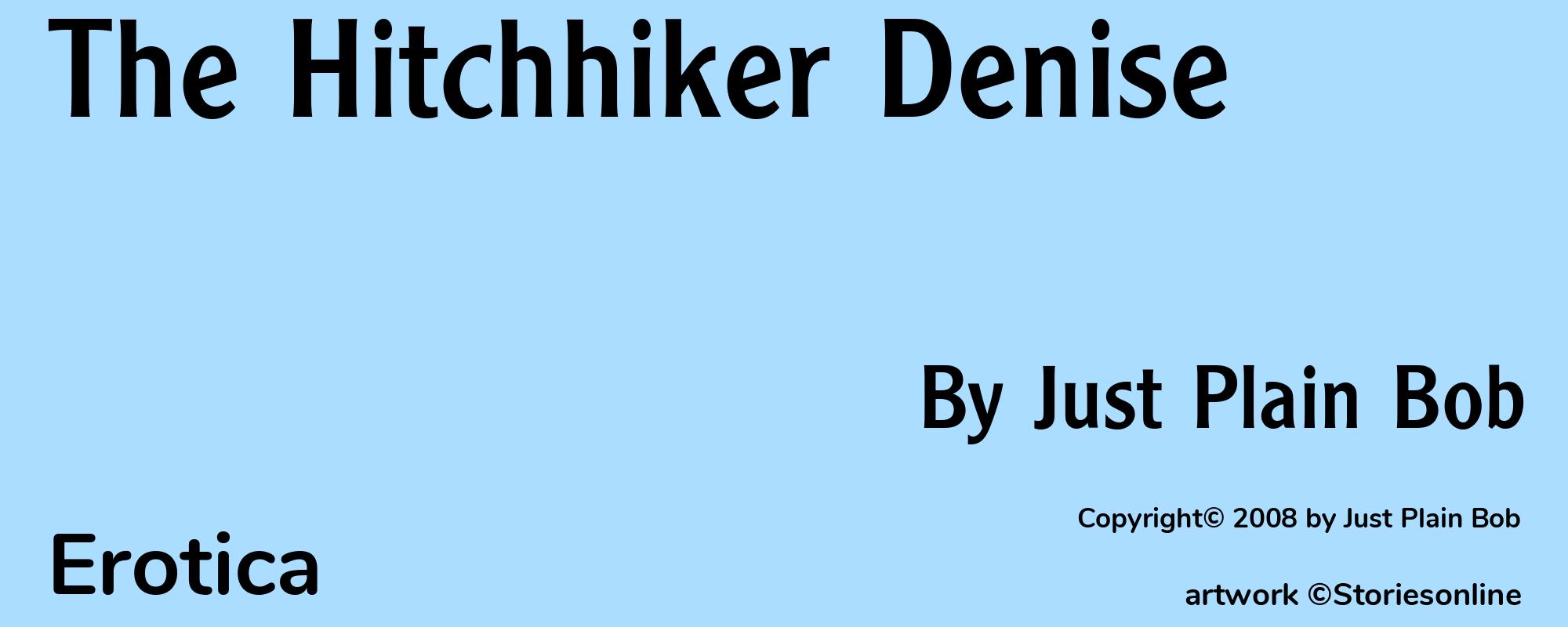 The Hitchhiker Denise - Cover