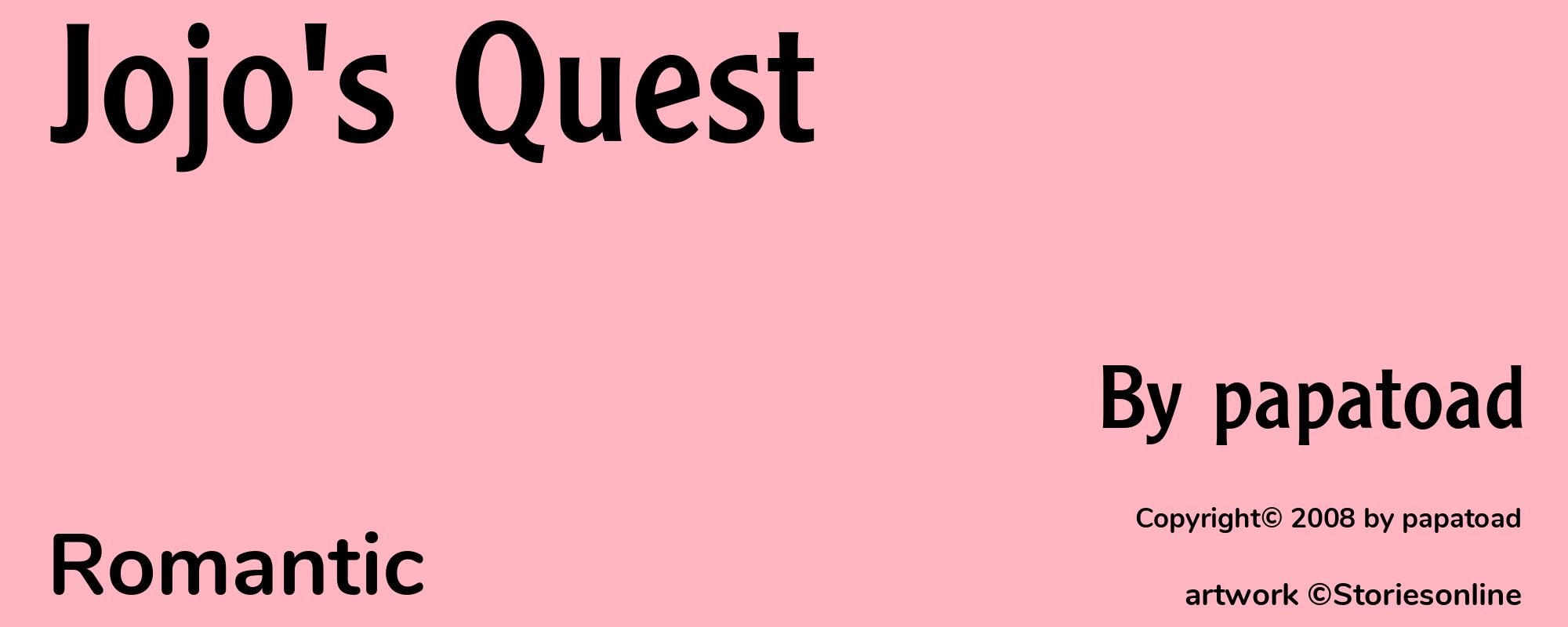 Jojo's Quest - Cover