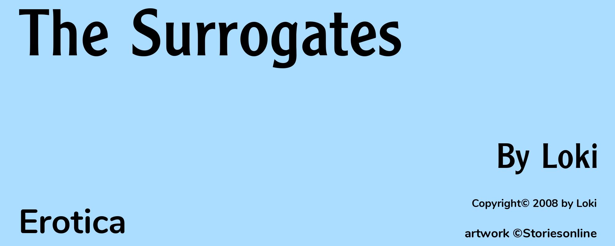 The Surrogates - Cover