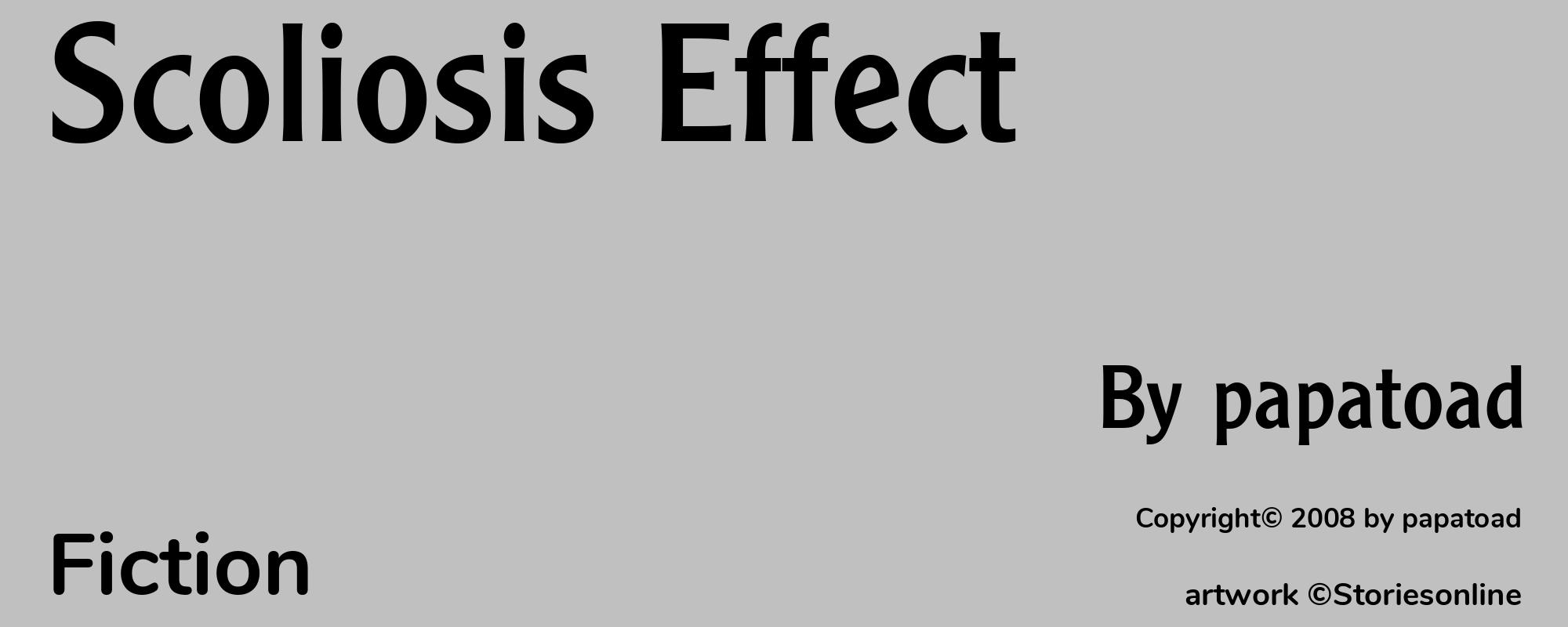 Scoliosis Effect - Cover