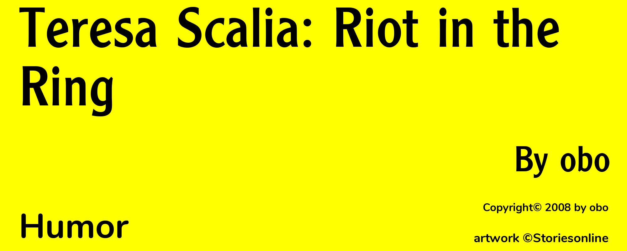 Teresa Scalia: Riot in the Ring - Cover