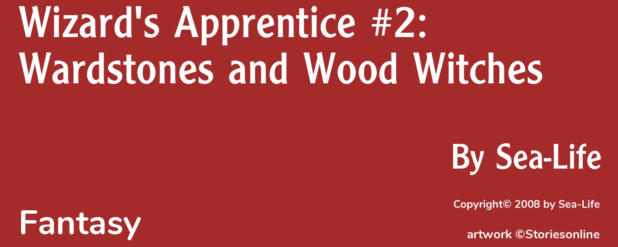 Wizard's Apprentice #2: Wardstones and Wood Witches - Cover
