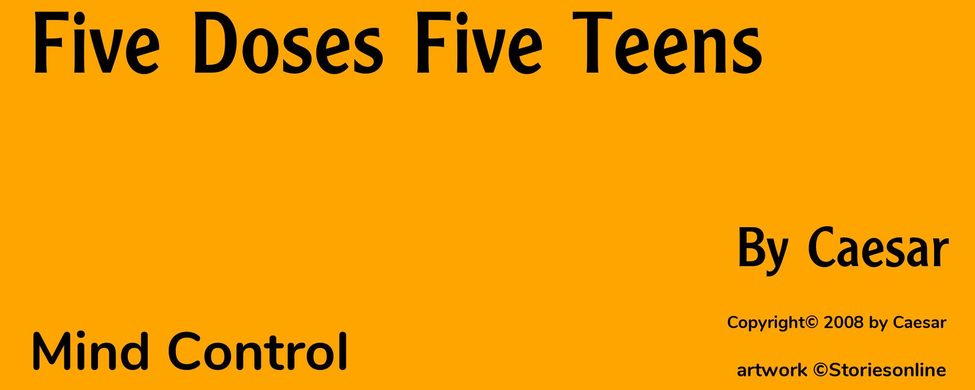 Five Doses Five Teens - Cover