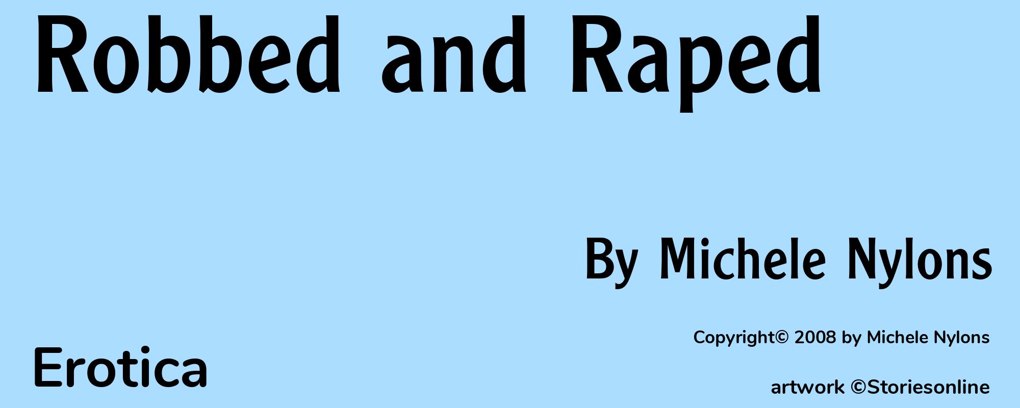 Robbed and Raped - Cover