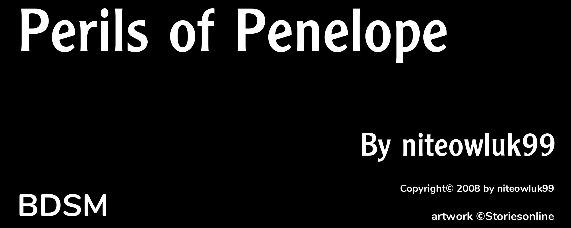 Perils of Penelope - Cover