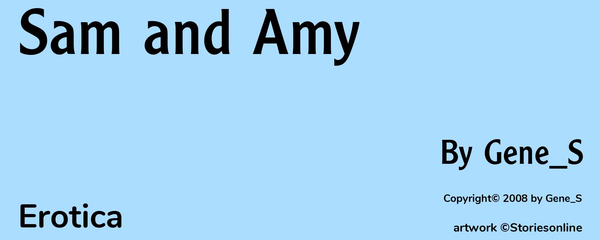 Sam and Amy - Cover