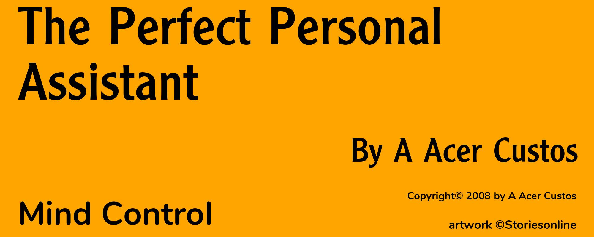 The Perfect Personal Assistant - Cover