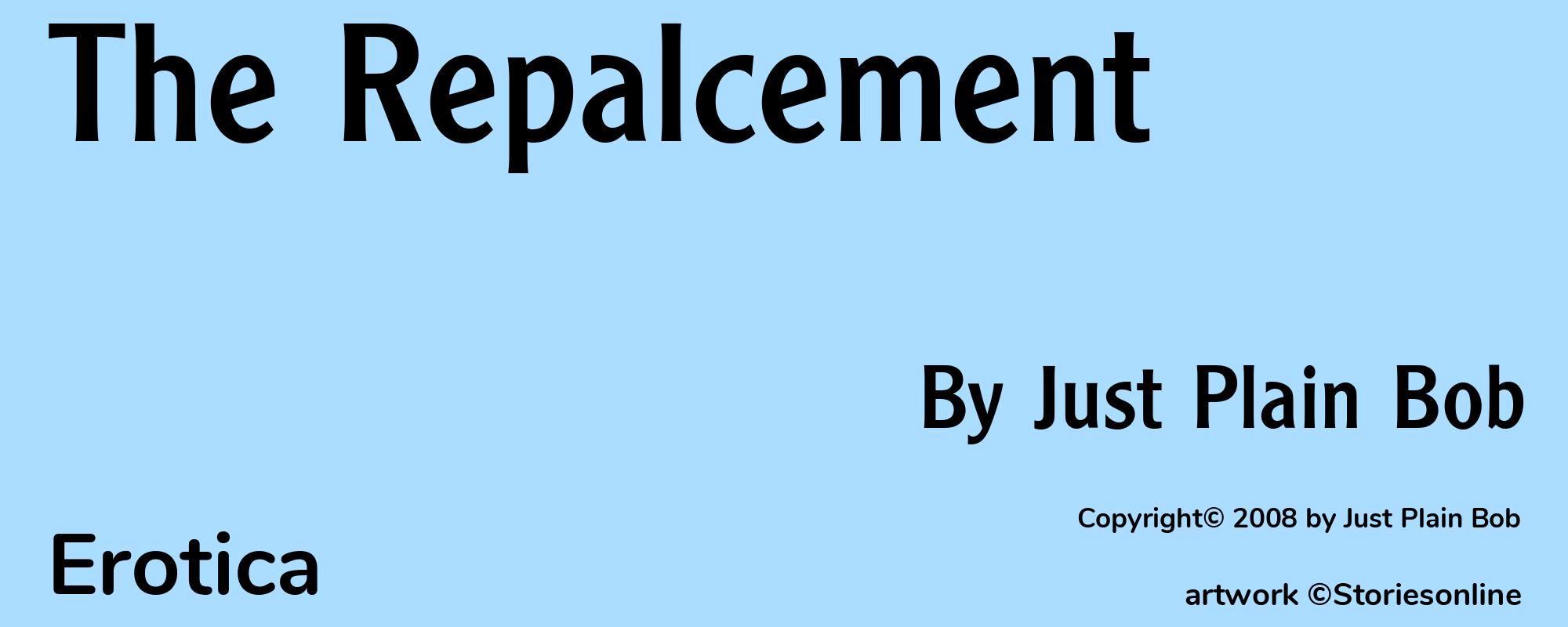 The Repalcement - Cover