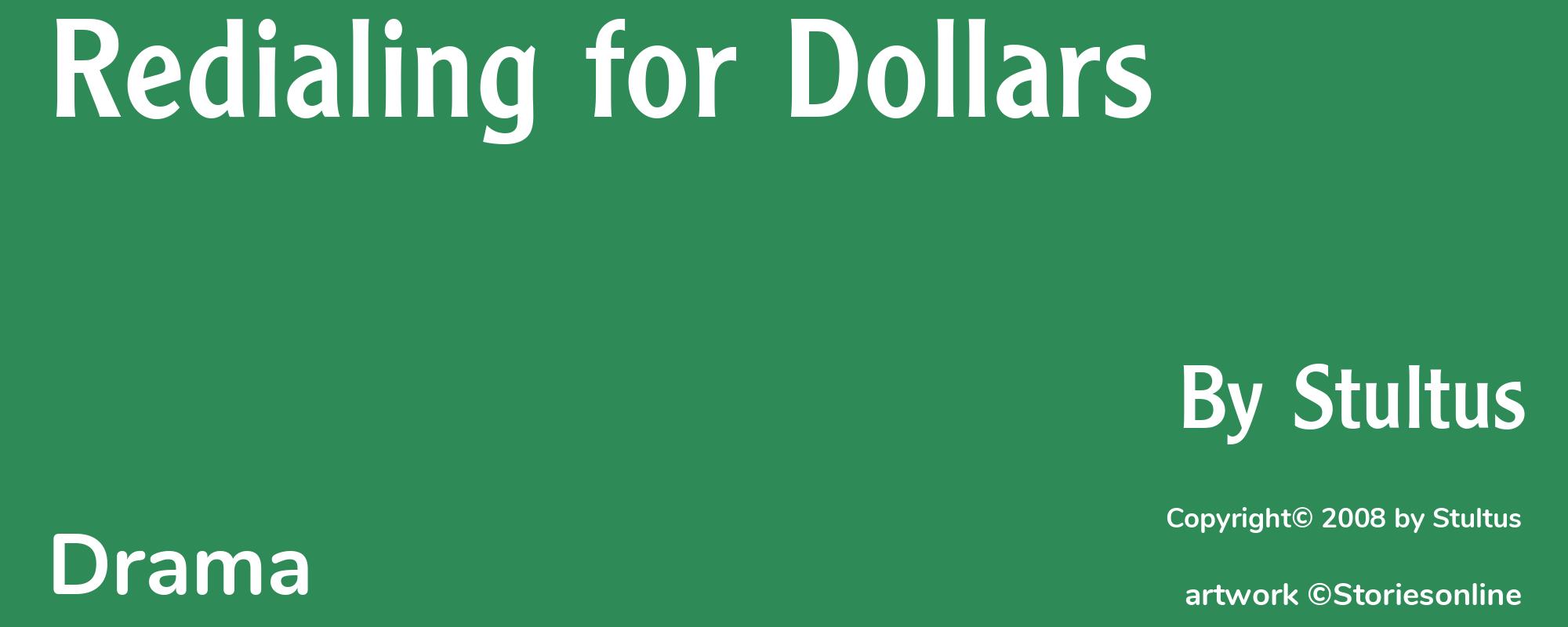 Redialing for Dollars - Cover