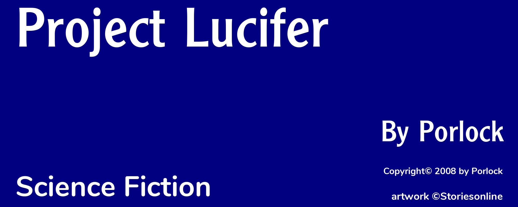 Project Lucifer - Cover