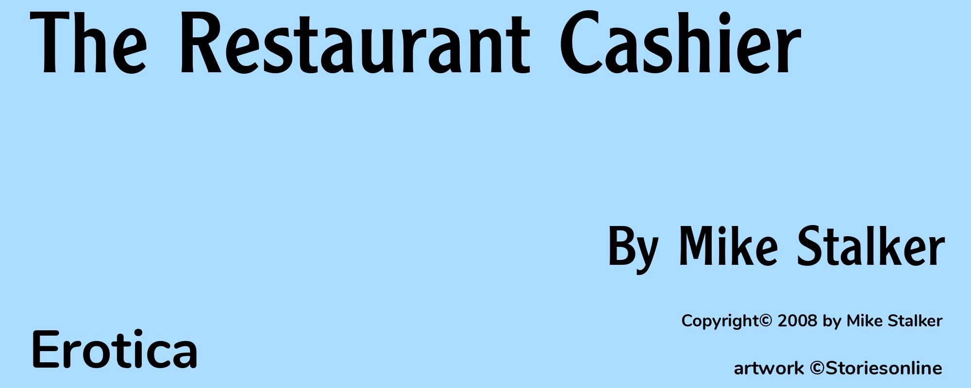 The Restaurant Cashier - Cover