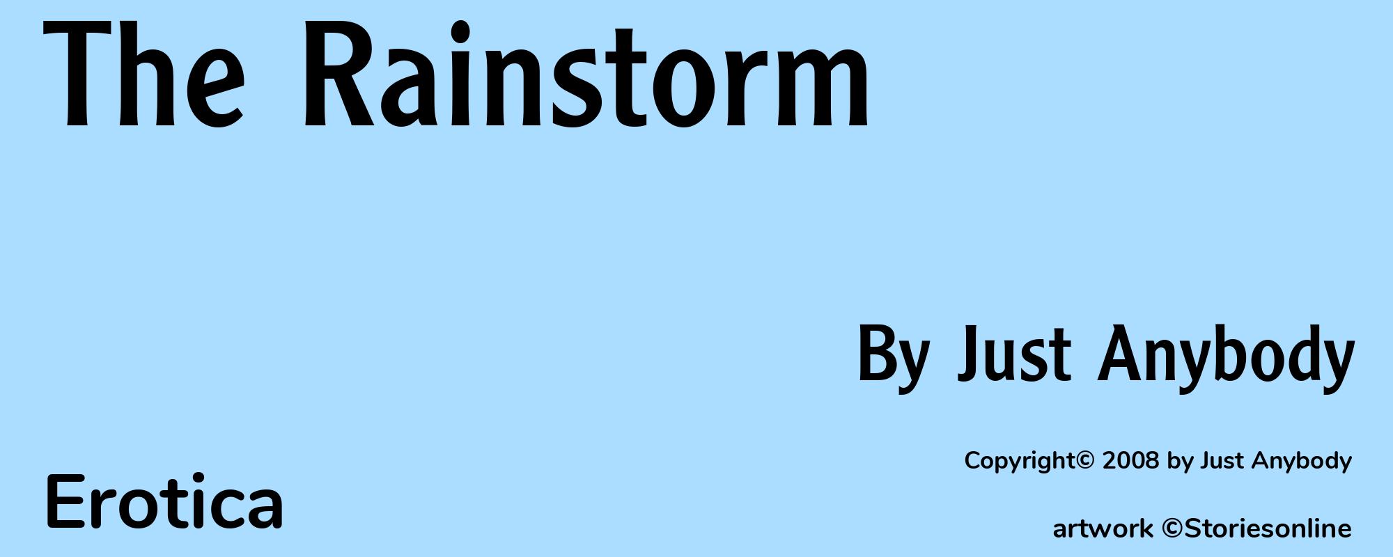 The Rainstorm - Cover