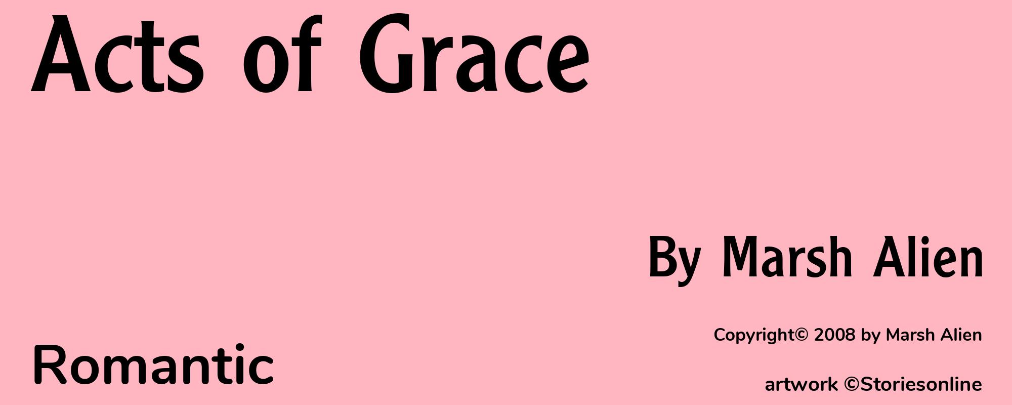 Acts of Grace - Cover