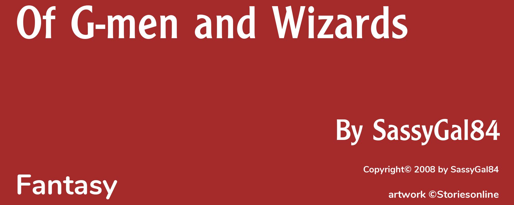 Of G-men and Wizards - Cover