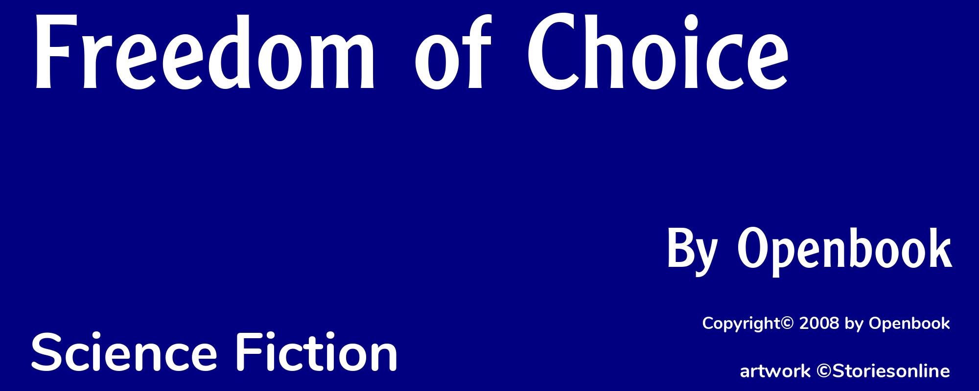 Freedom of Choice - Cover