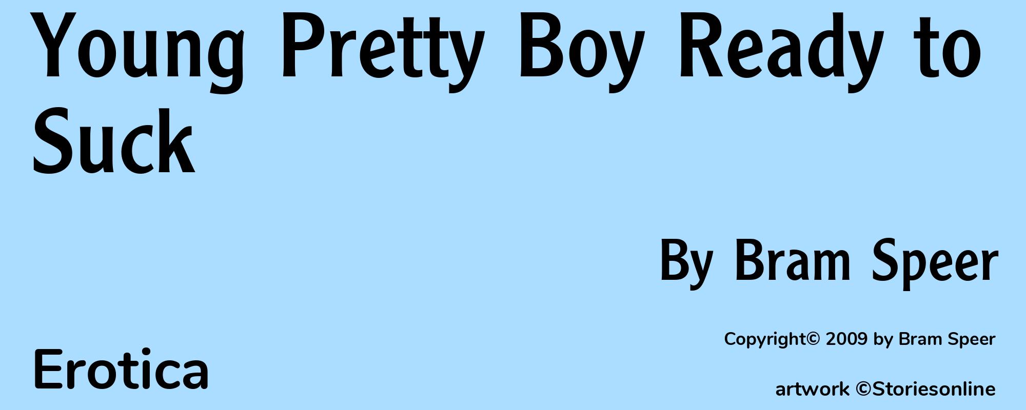 Young Pretty Boy Ready to Suck - Cover