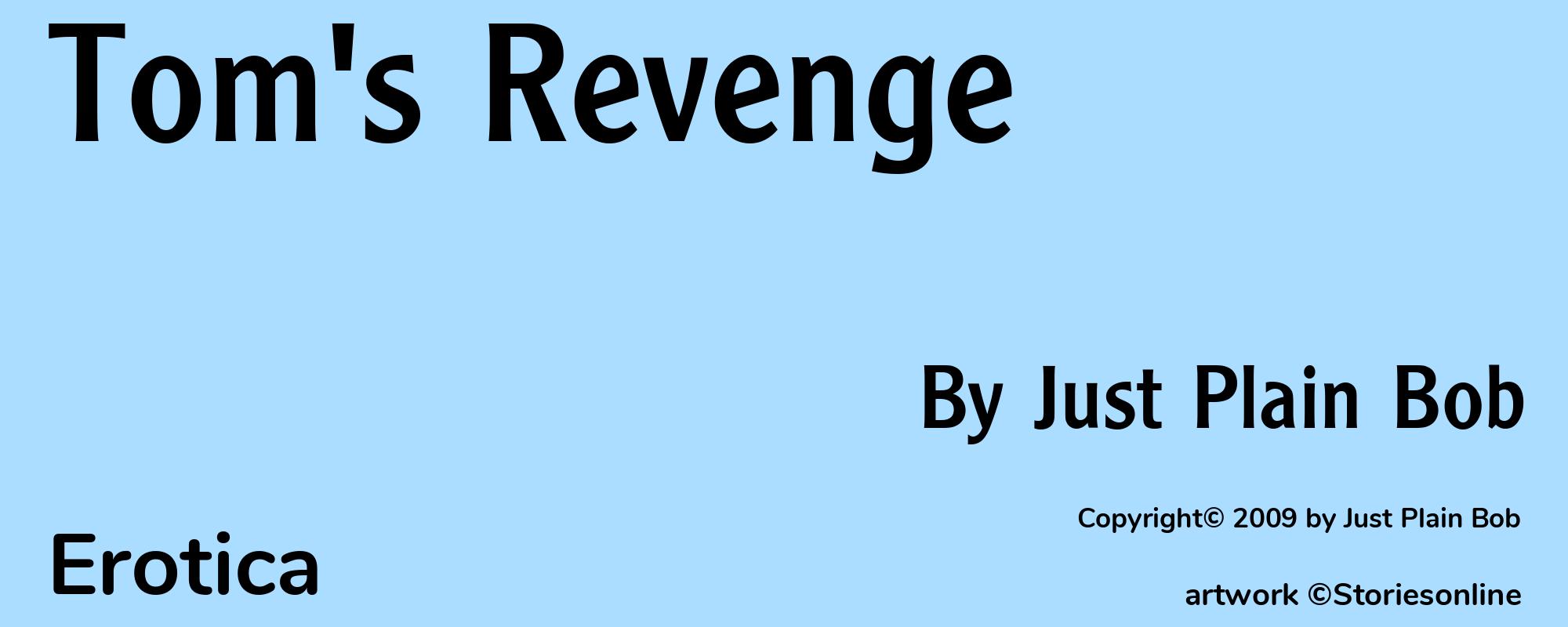 Tom's Revenge - Cover