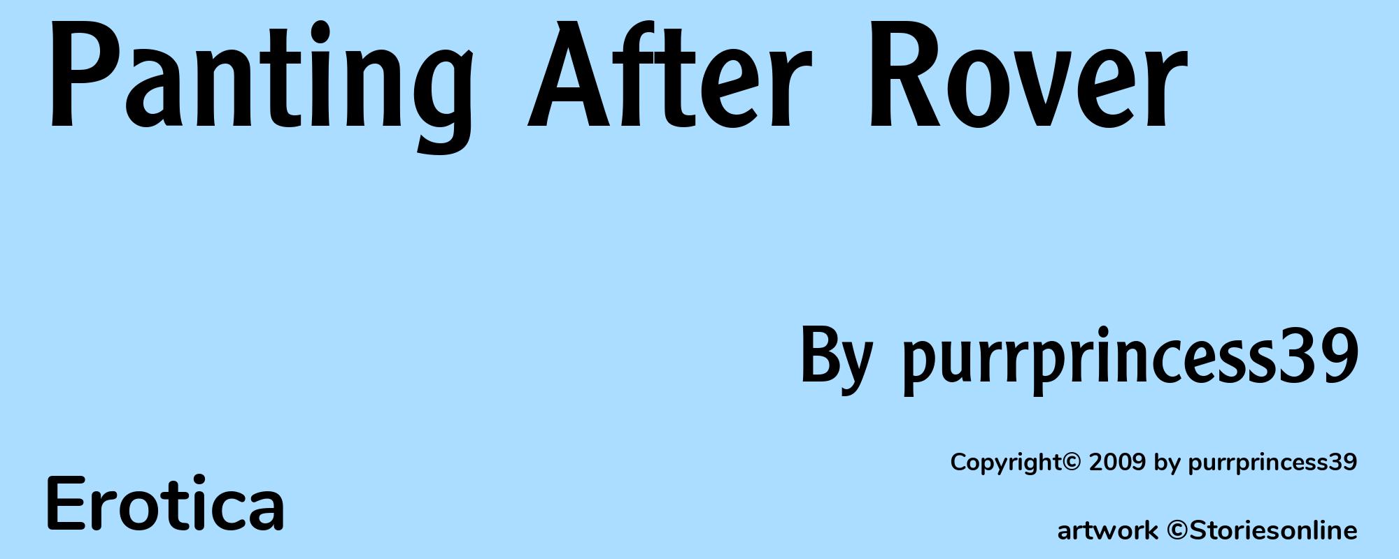 Panting After Rover - Cover