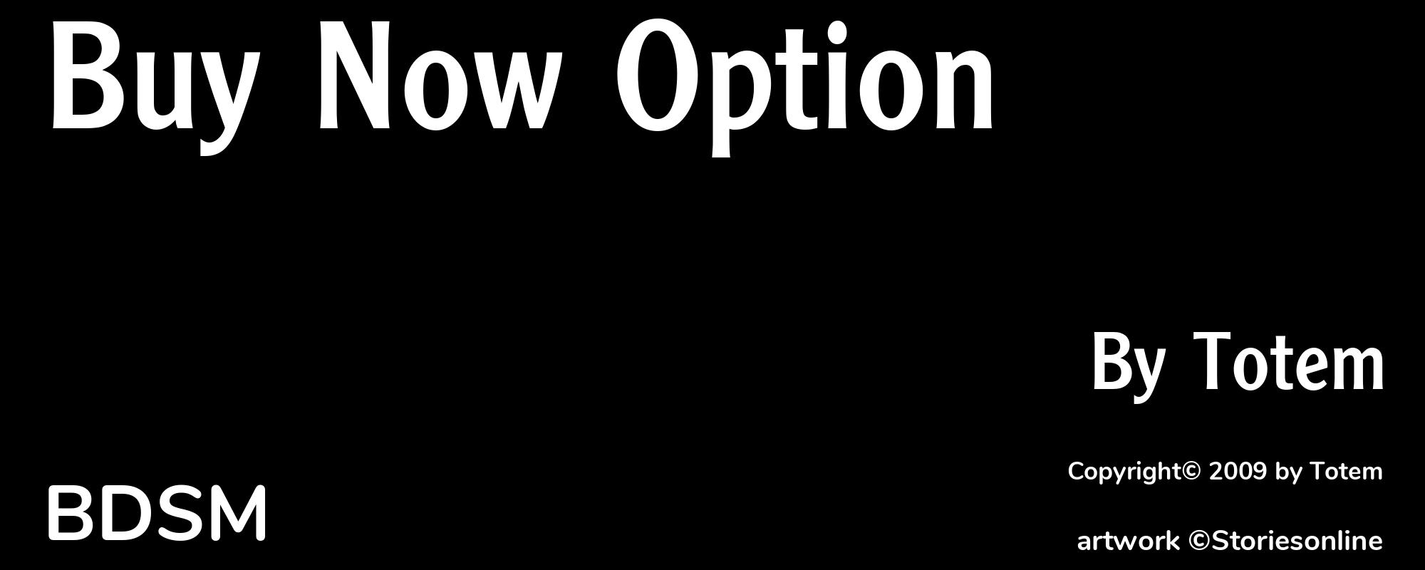 Buy Now Option - Cover