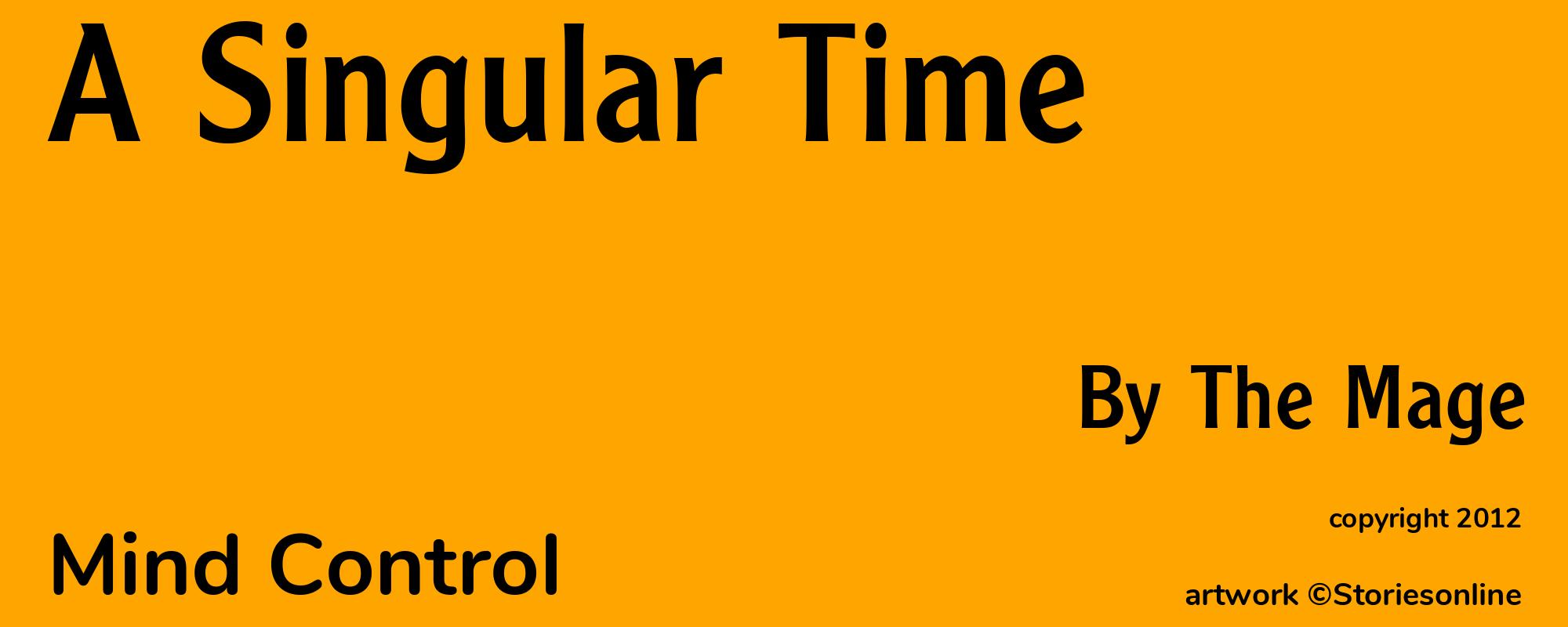 A Singular Time - Cover