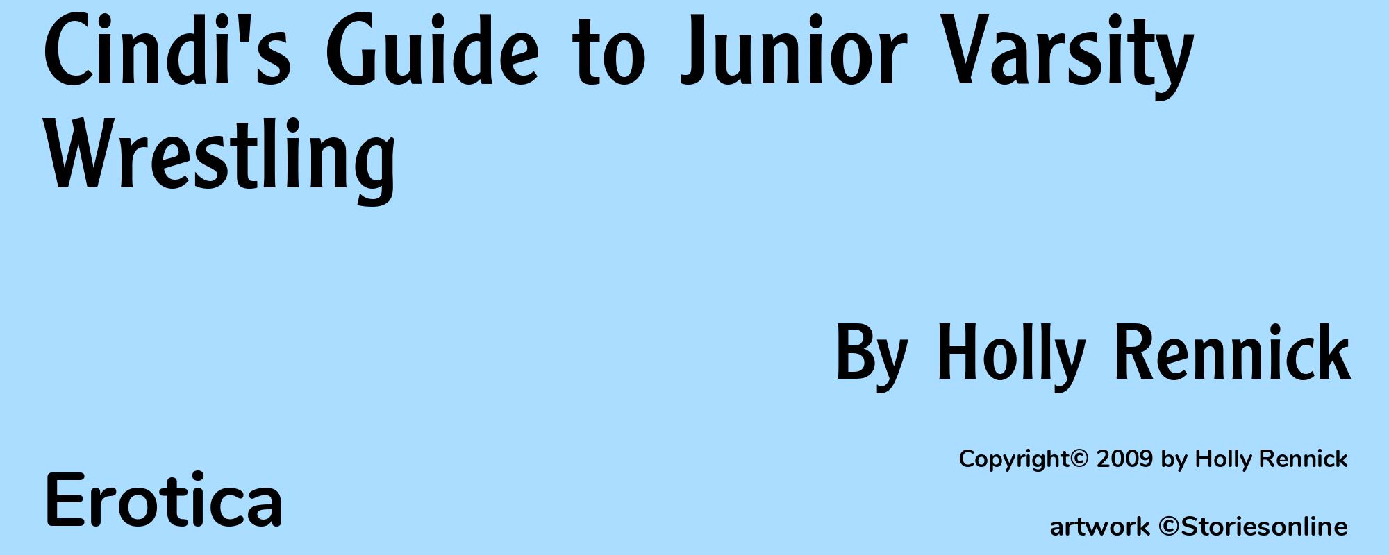 Cindi's Guide to Junior Varsity Wrestling - Cover