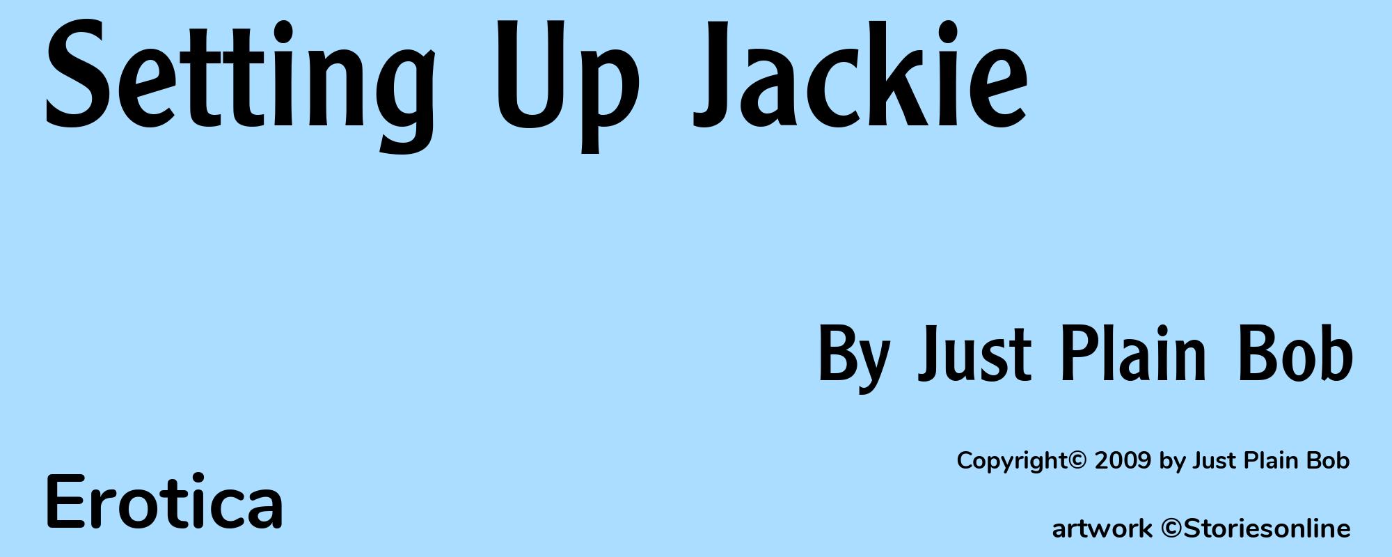 Setting Up Jackie - Cover