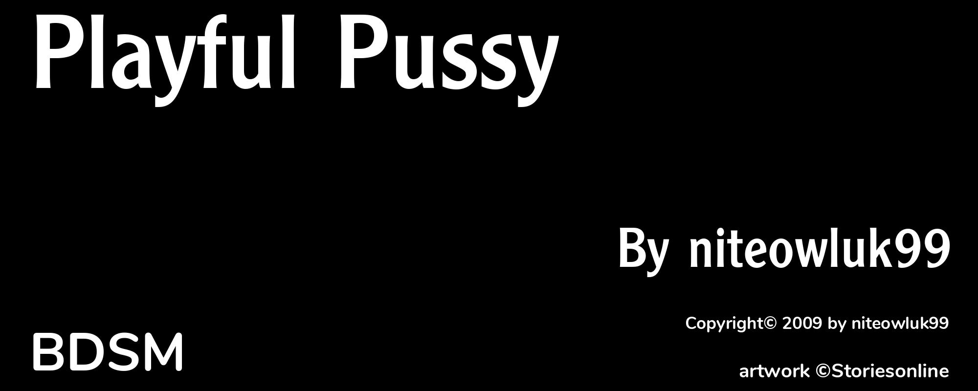 Playful Pussy - Cover