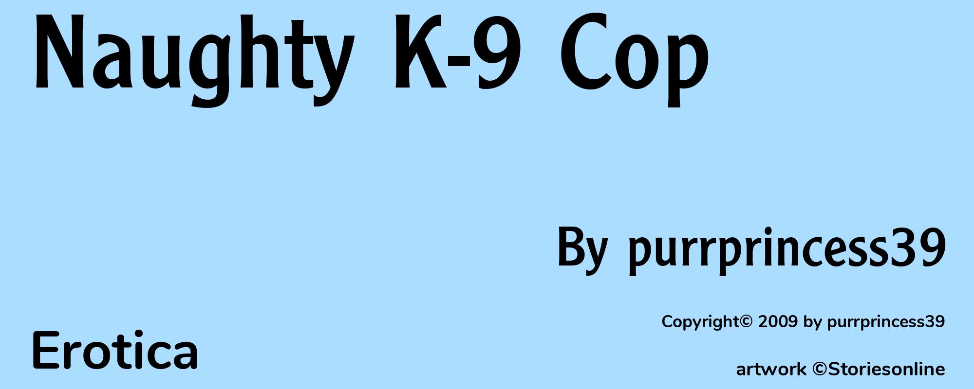 Naughty K-9 Cop - Cover