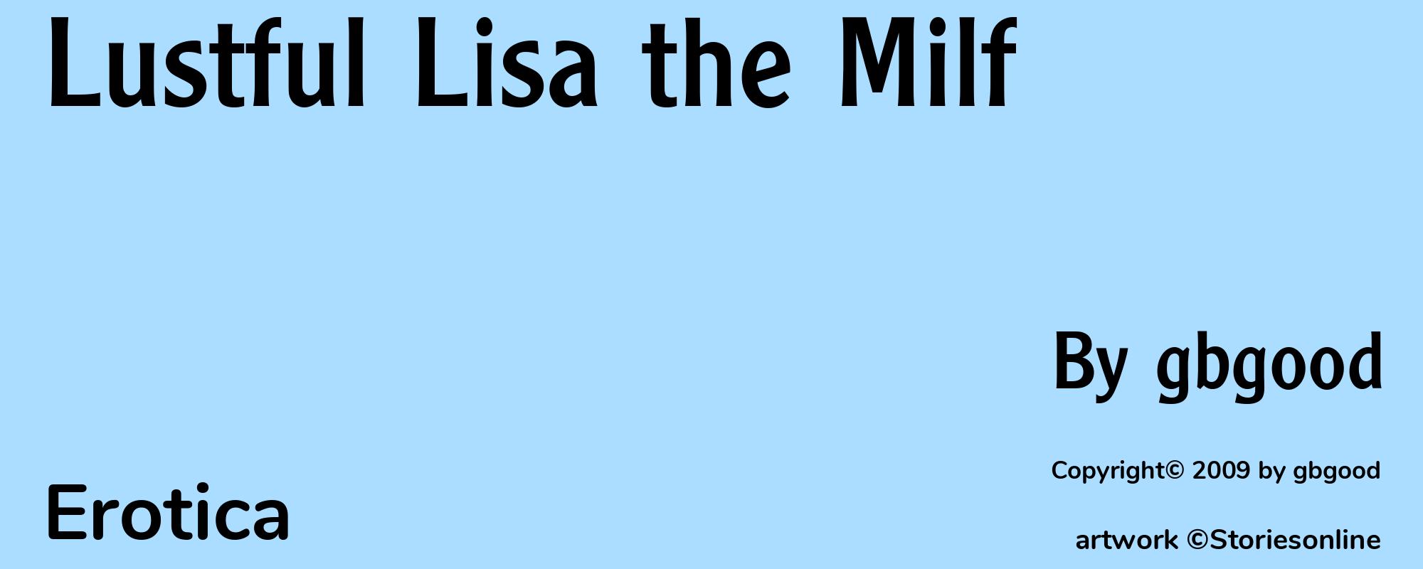 Lustful Lisa the Milf - Cover