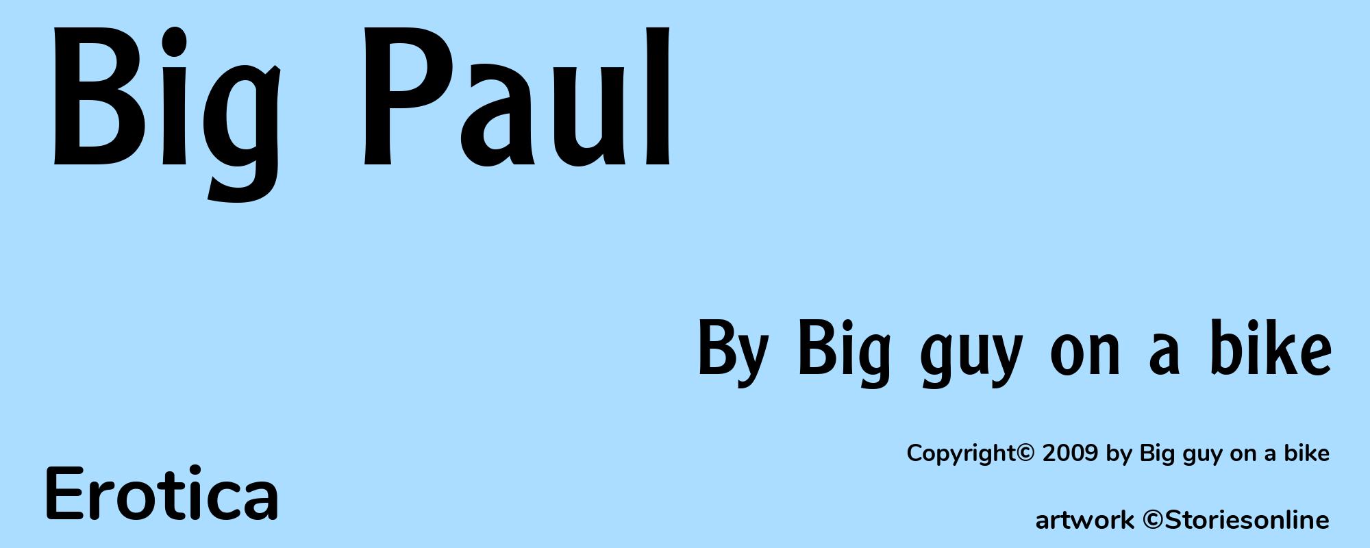 Big Paul - Cover