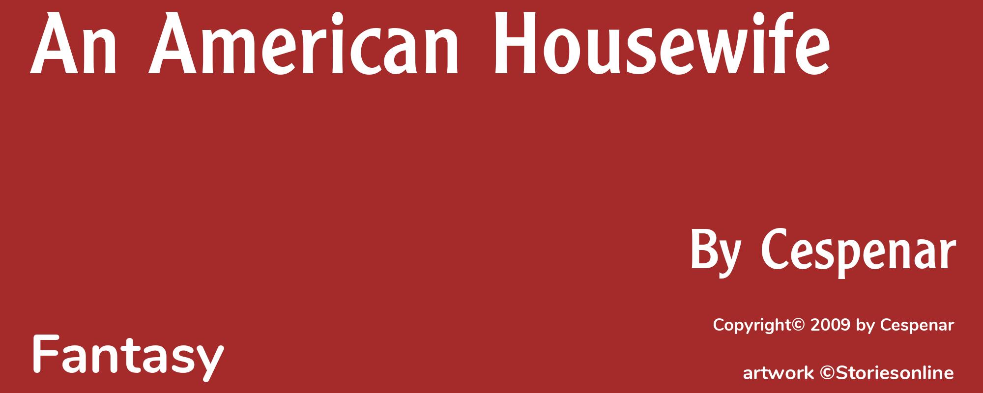 An American Housewife - Cover