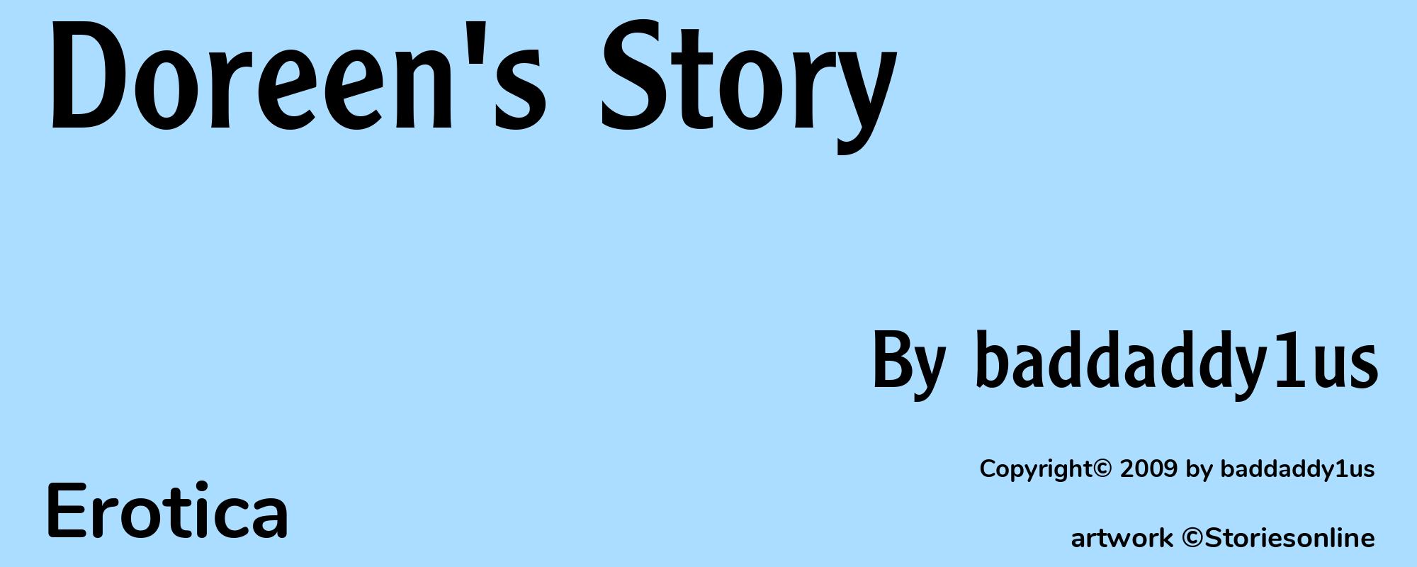 Doreen's Story - Cover