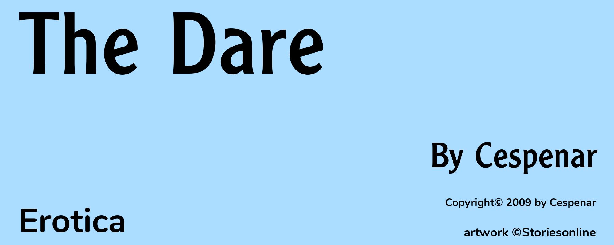The Dare - Cover
