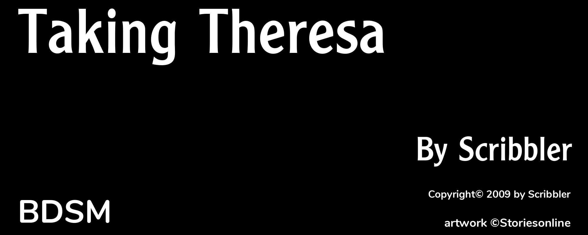 Taking Theresa - Cover