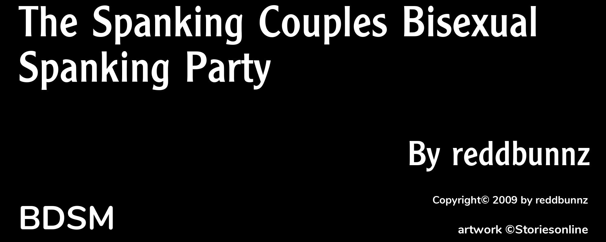 The Spanking Couples Bisexual Spanking Party - Cover