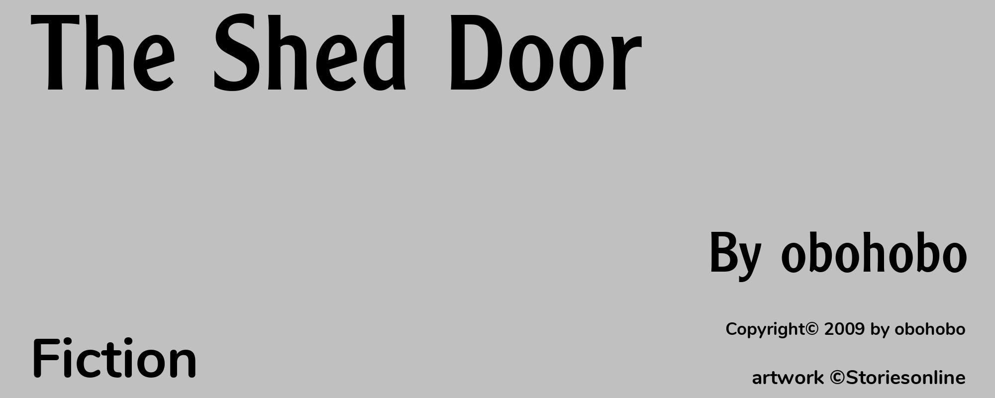 The Shed Door - Cover