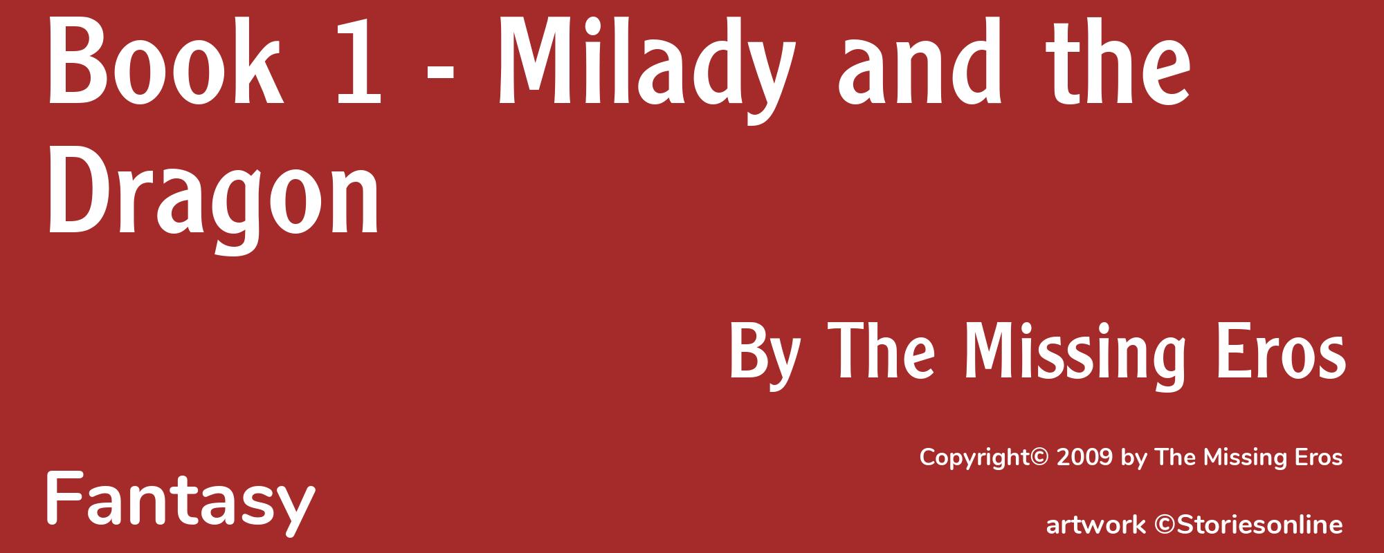 Book 1 - Milady and the Dragon - Cover