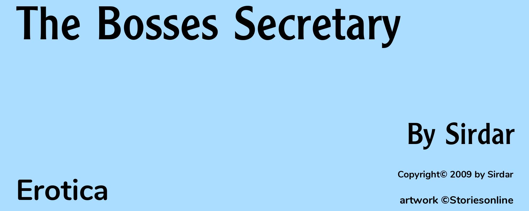 The Bosses Secretary - Cover