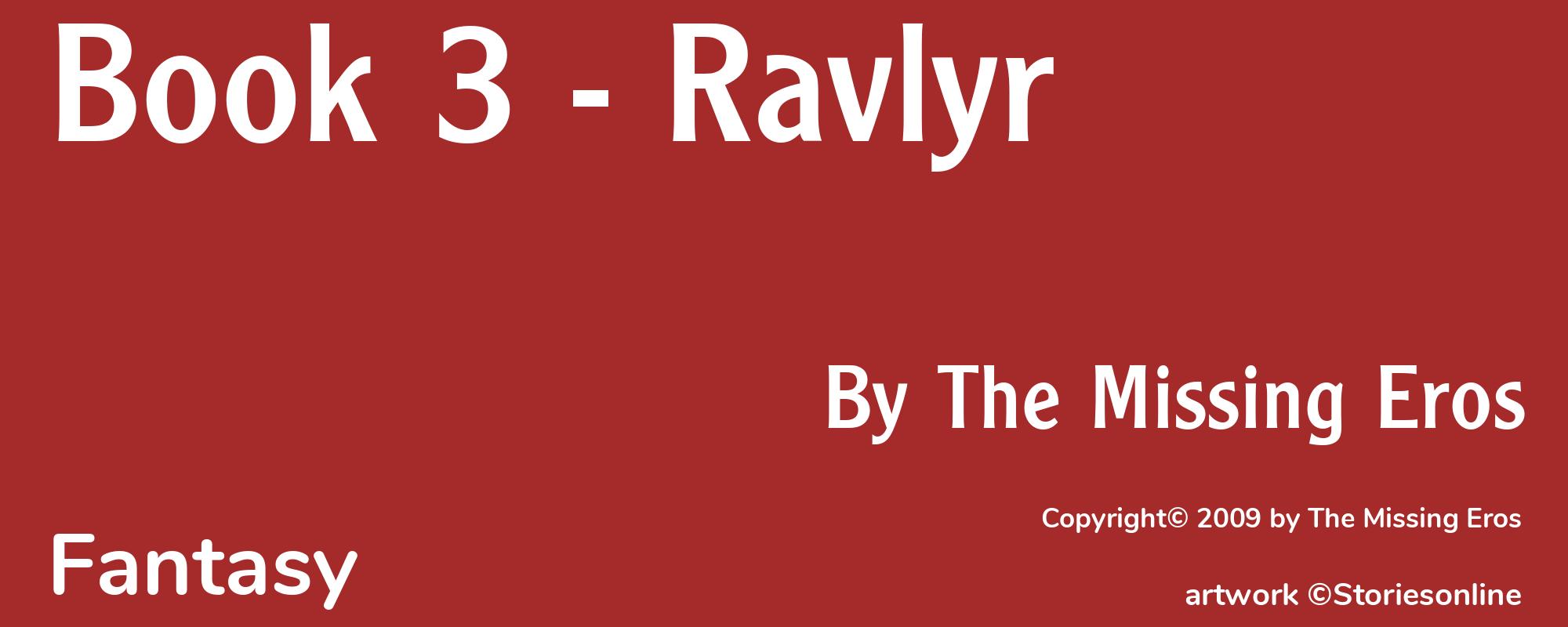 Book 3 - Ravlyr - Cover