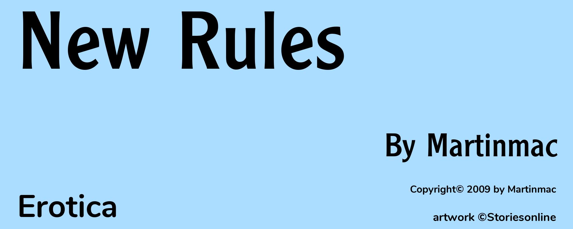 New Rules - Cover