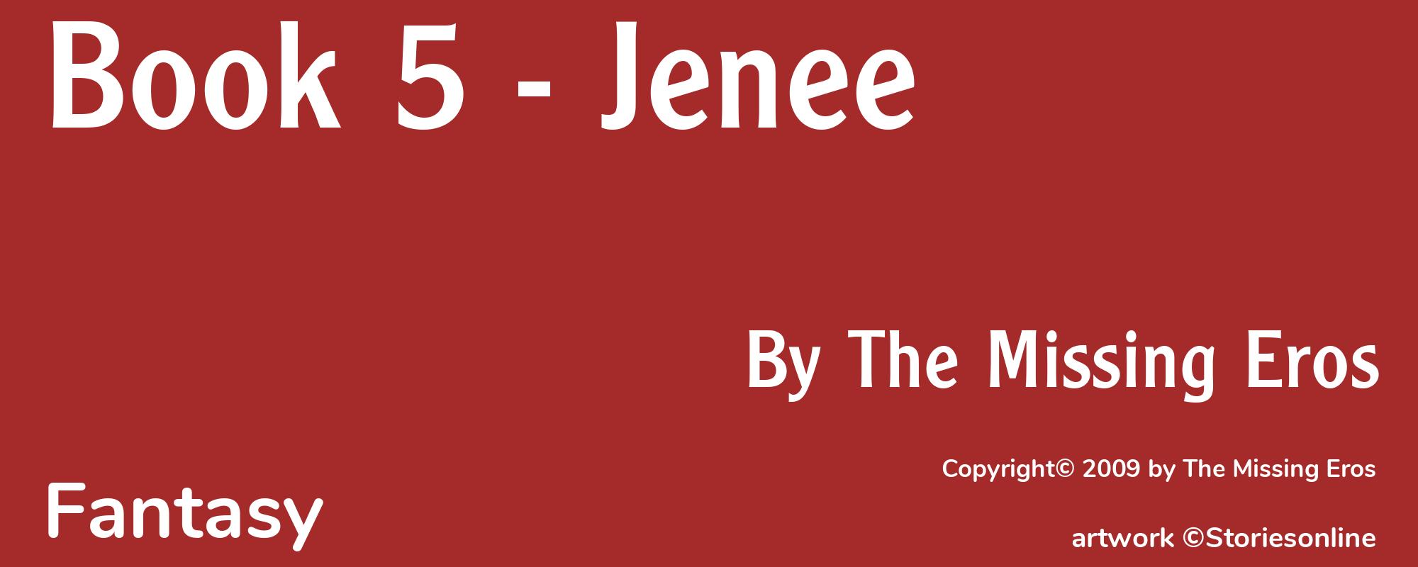 Book 5 - Jenee - Cover