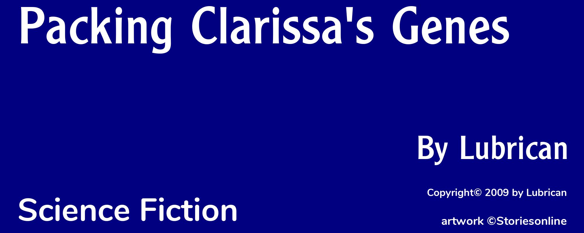 Packing Clarissa's Genes - Cover