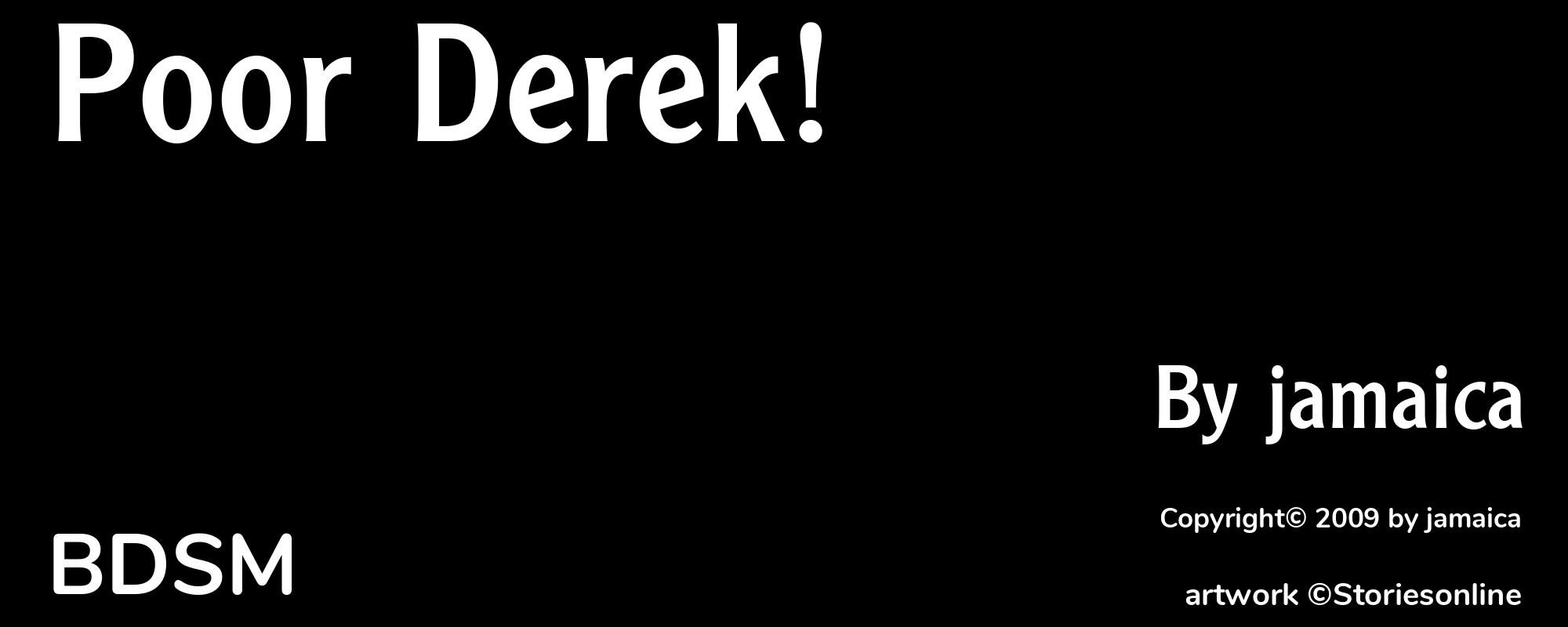 Poor Derek! - Cover